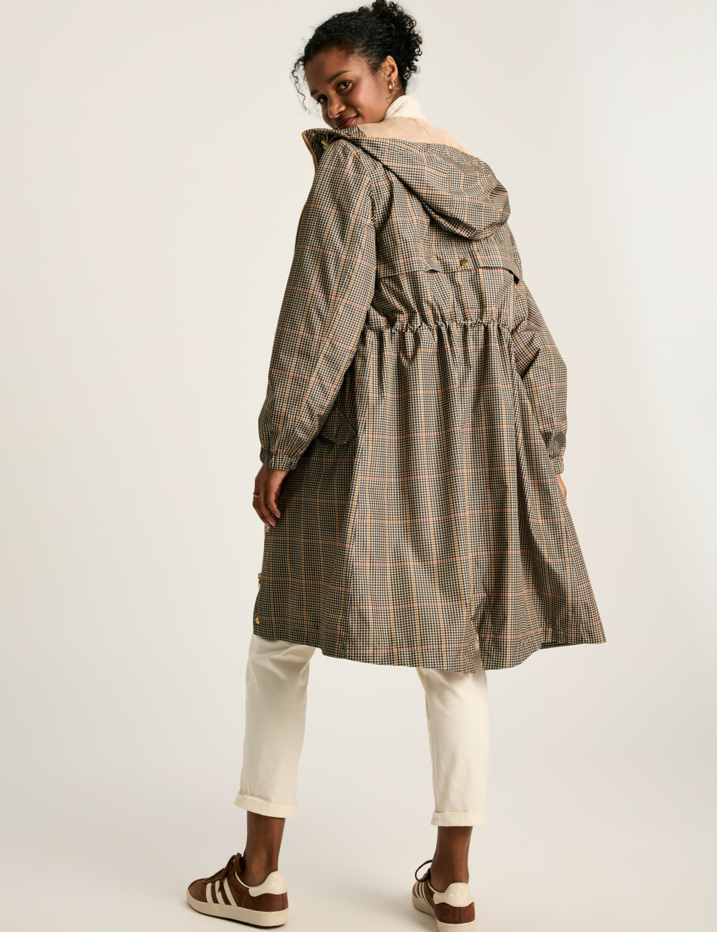 Checked raincoat online