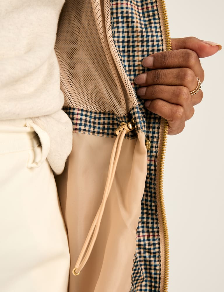 Checked raincoat on sale