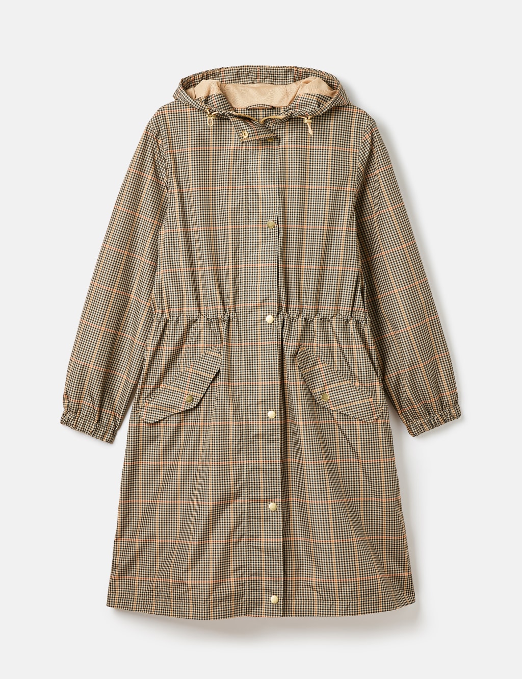 Waterproof Checked Lightweight Raincoat Joules M&S