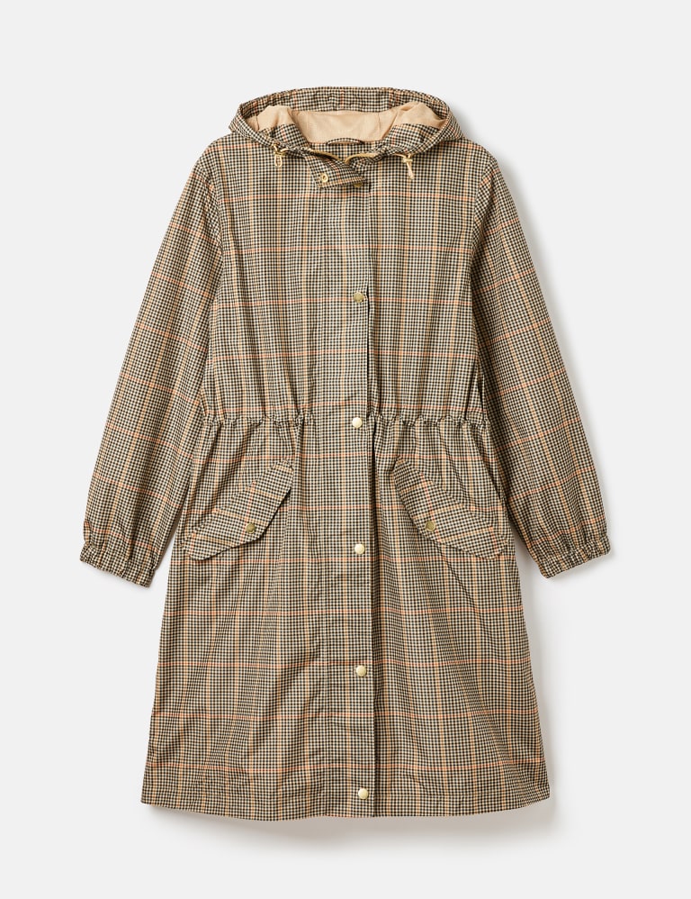 Waterproof Checked Lightweight Raincoat 2 of 8