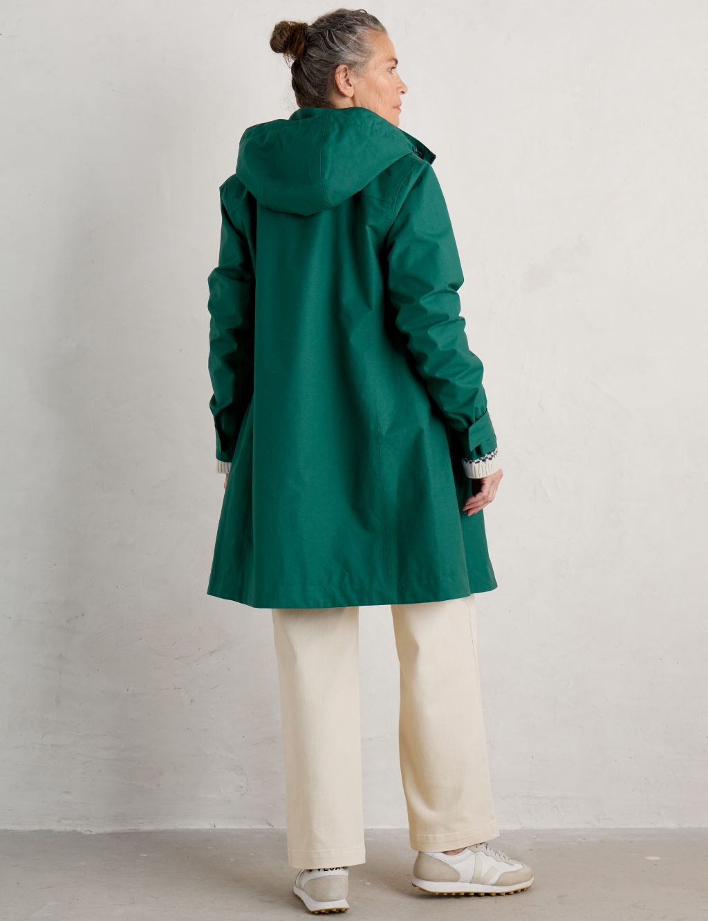 Waterproof Cotton Rich Longline Raincoat 7 of 8