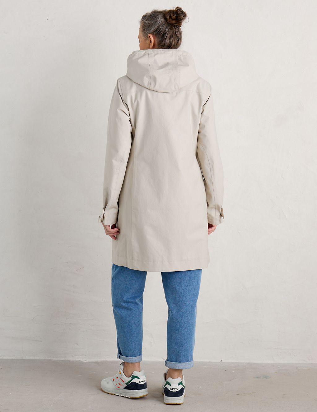Waterproof Cotton Rich Longline Raincoat 6 of 7