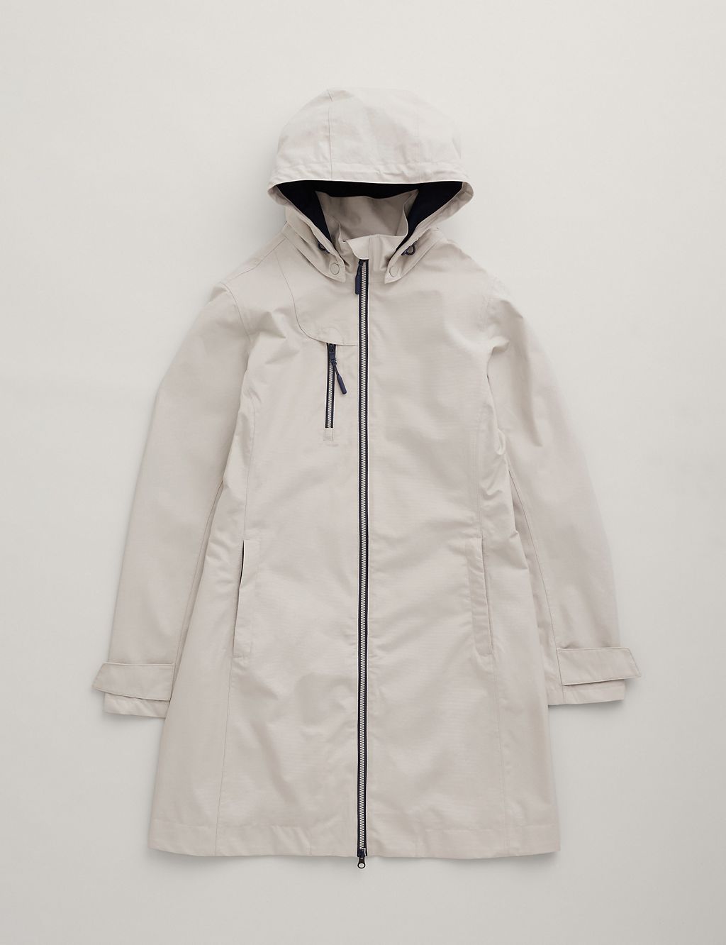 Waterproof Cotton Rich Longline Raincoat 1 of 7