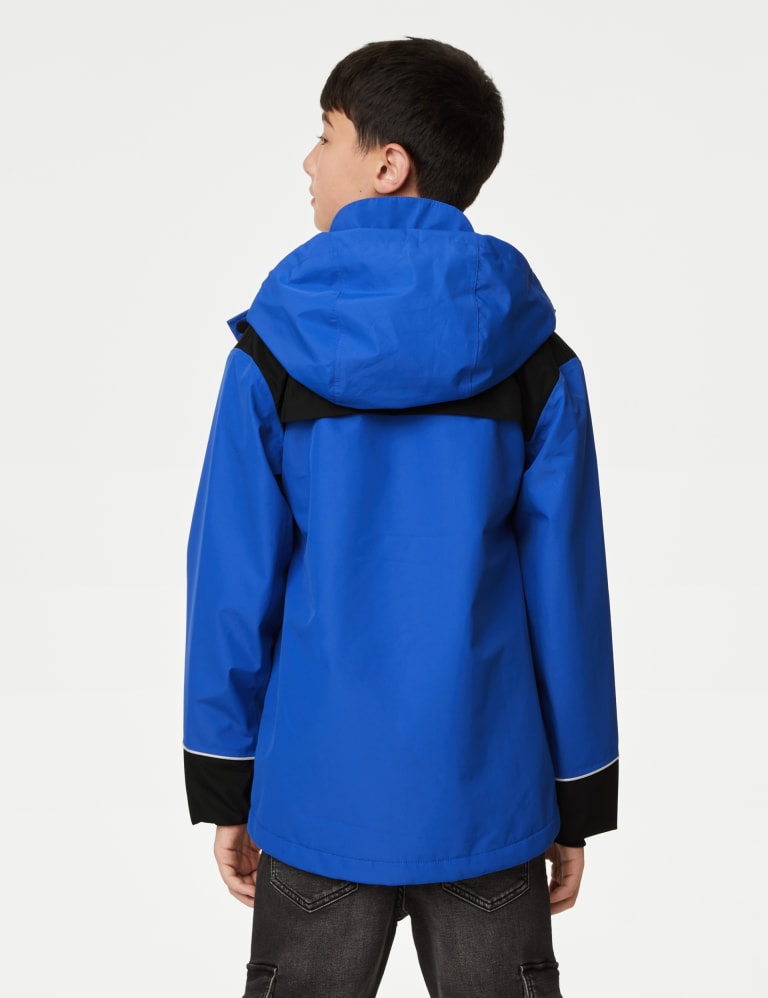 Boys fleece lined waterproof jacket on sale