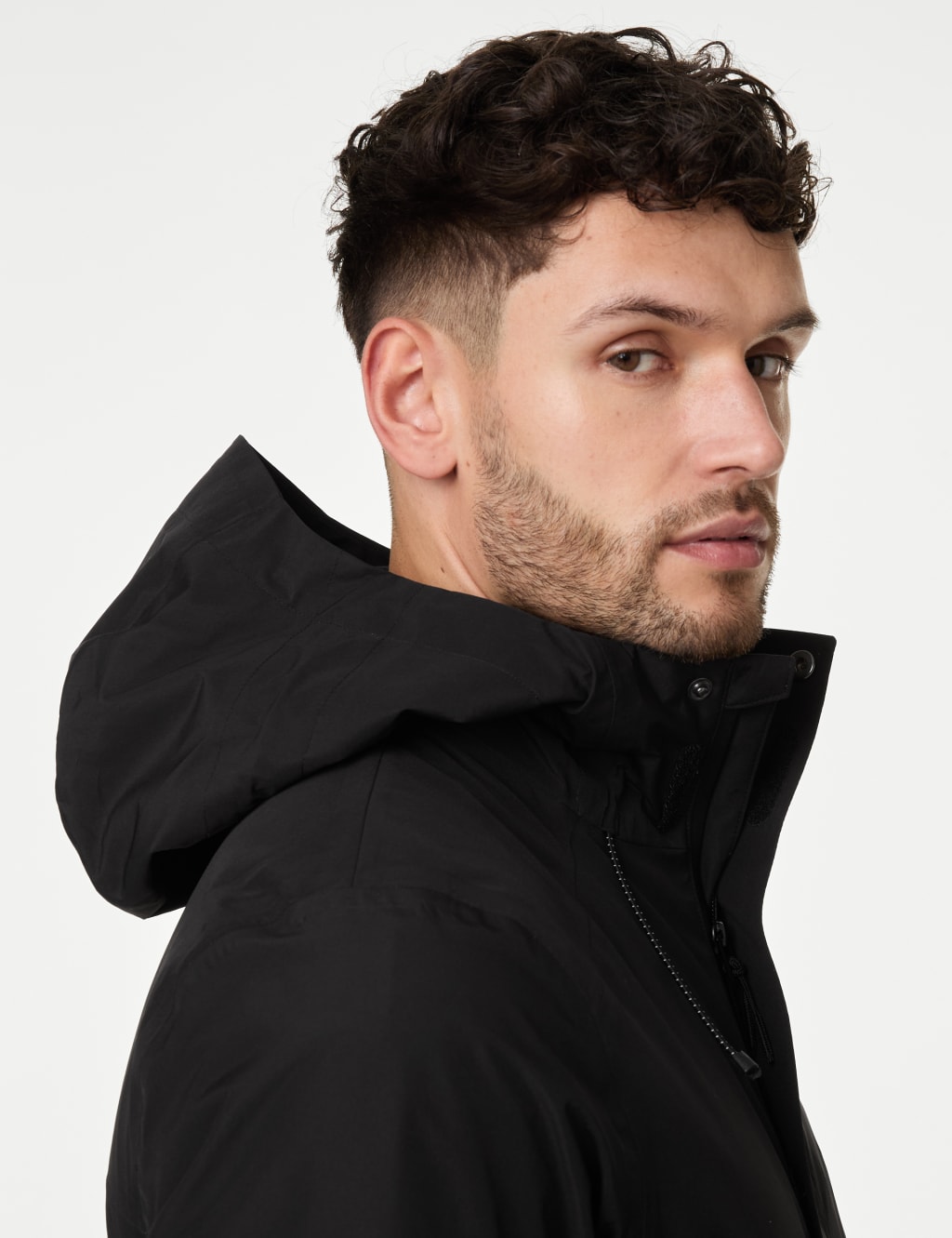 Waterproof Hooded Anorak with Stormwear M S Collection M S