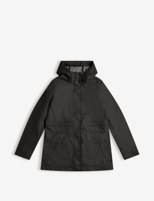 Misses rain 2024 jacket with hood