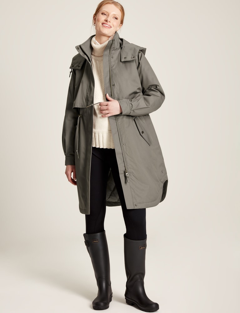 Joules parka online waterproof
