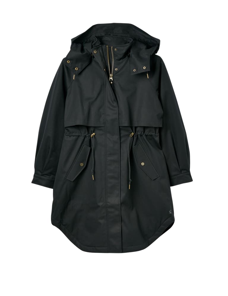 Waterproof Hooded Longline Raincoat