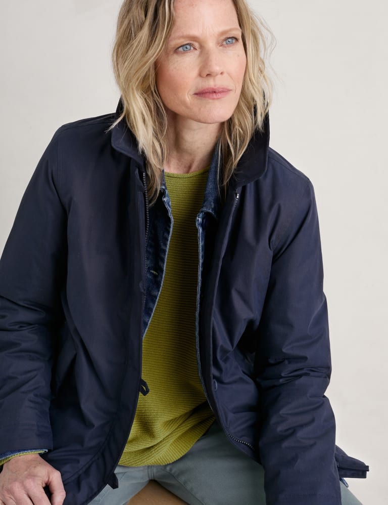 Waterproof Hooded Rain Jacket Seasalt Cornwall M S