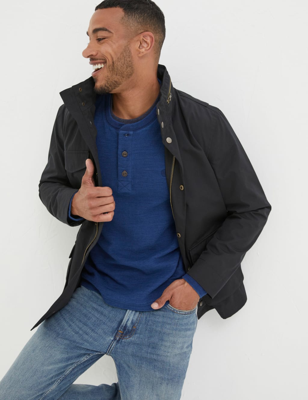 Waterproof Hooded Utility Jacket FatFace M S
