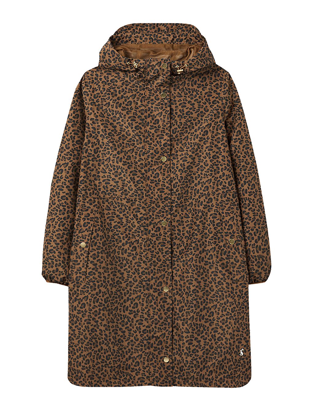Waterproof Leopard print Longline Raincoat 2 of 7