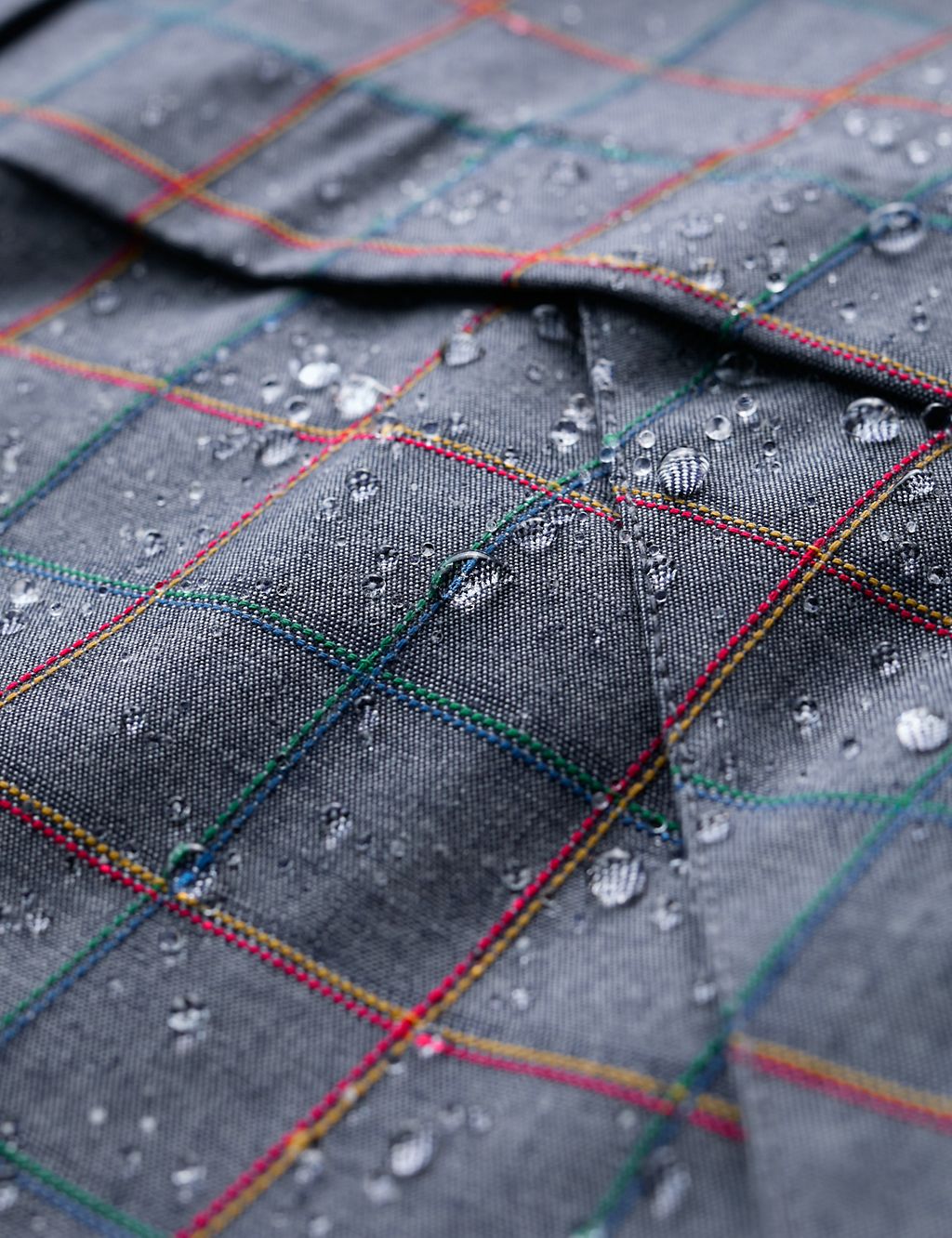 Waterproof Organic Cotton Check Print Jacket 7 of 7