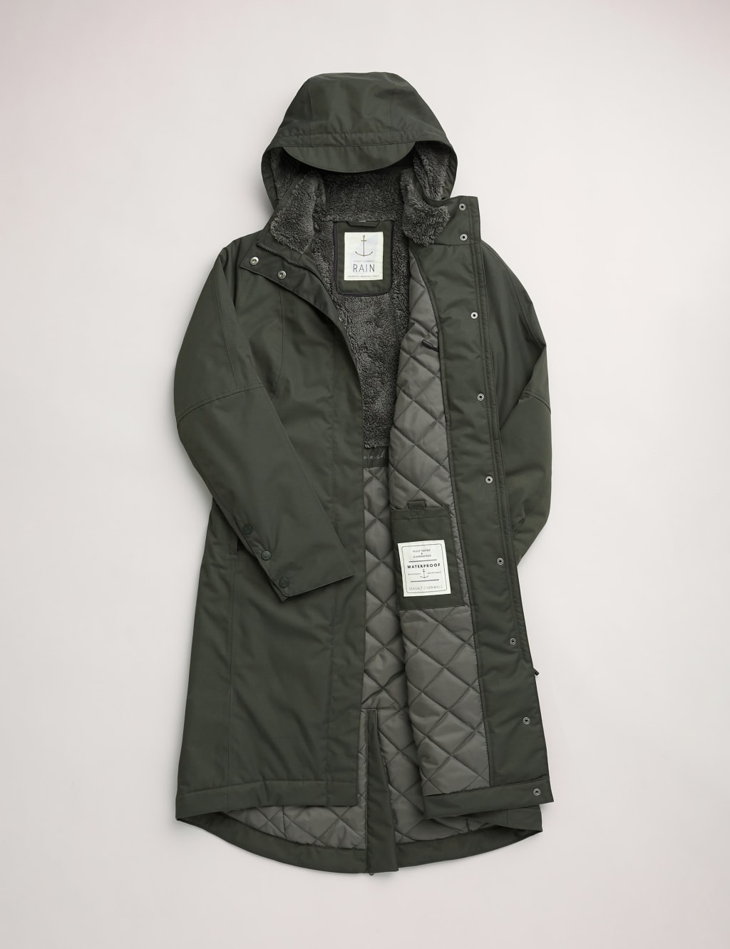 Waterproof Padded Hooded Parka Coat Seasalt Cornwall M&S
