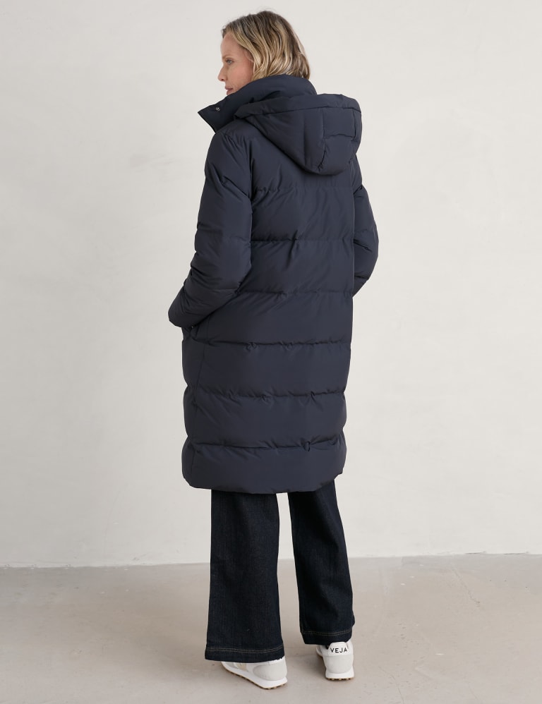 Long puffer coat waterproof discount