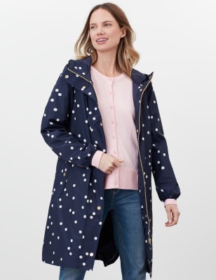 joules polka dot coat