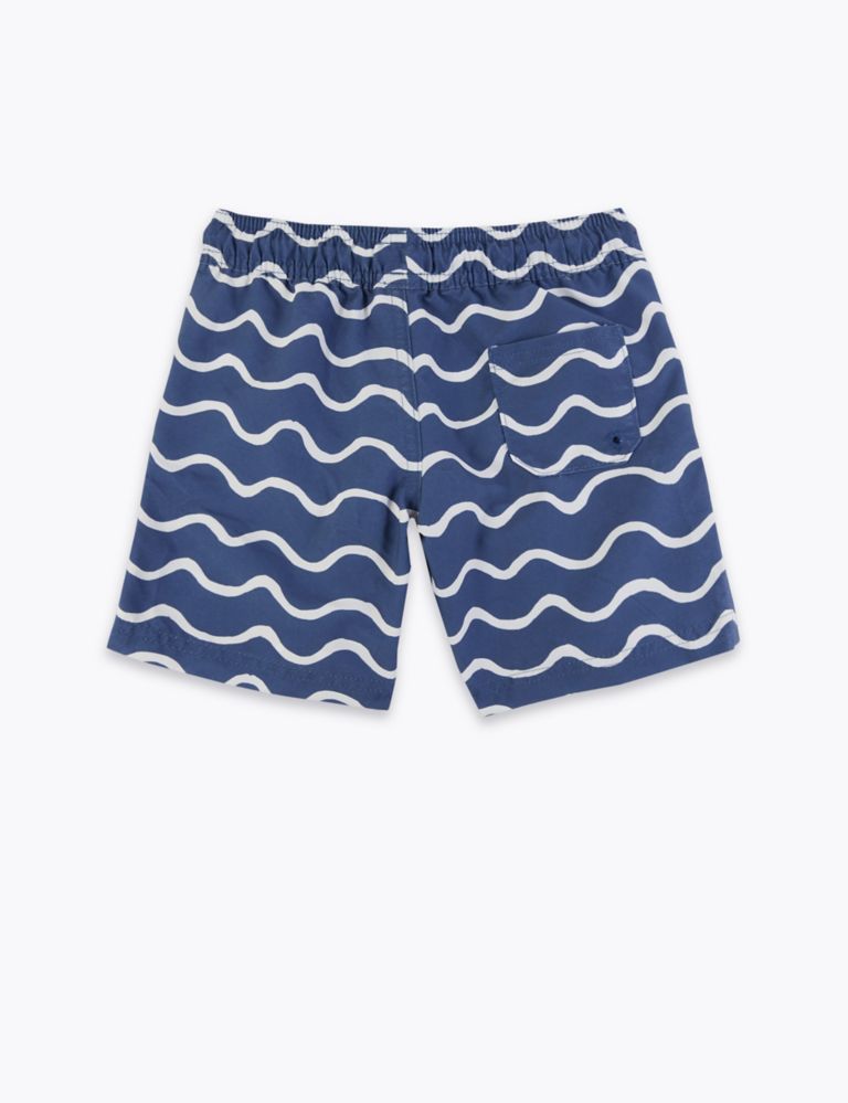 Wave Print Swim Shorts (2-7 Yrs) 2 of 2