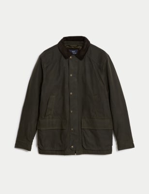 Wax Jacket with Stormwear M S Collection M S
