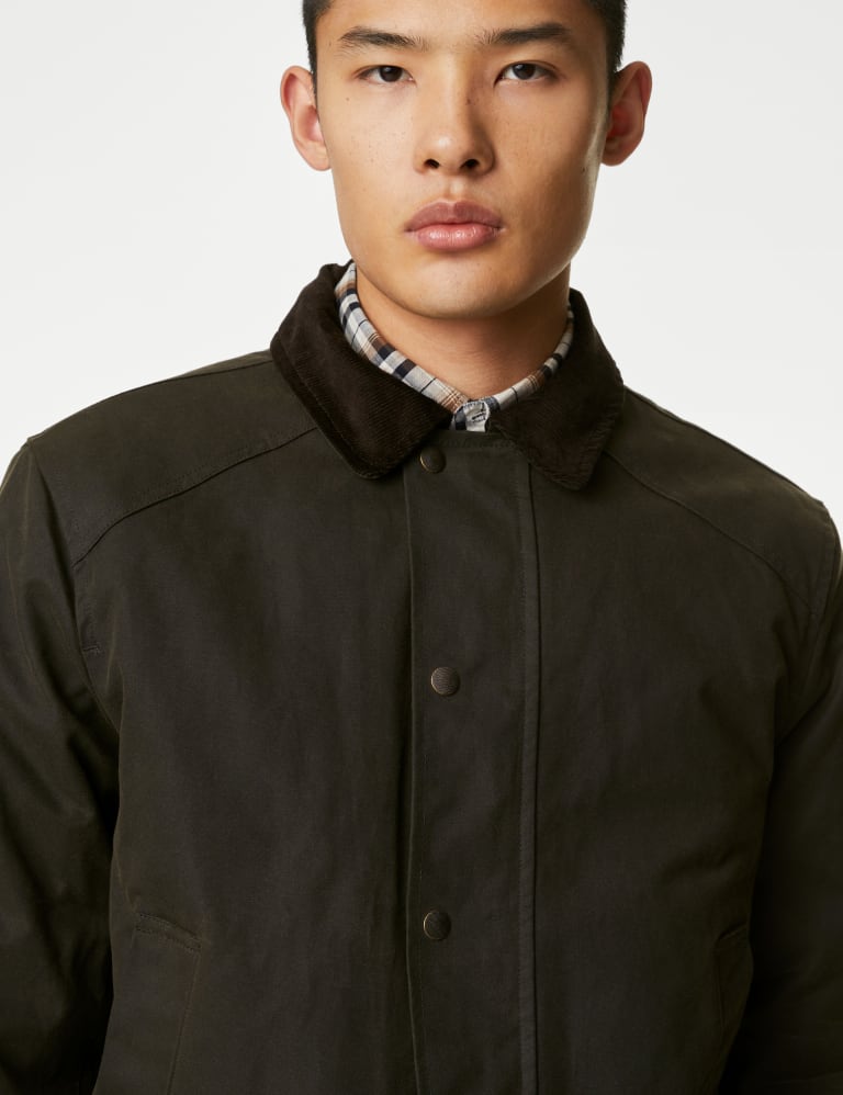 Wax Jacket with Stormwear M S Collection M S