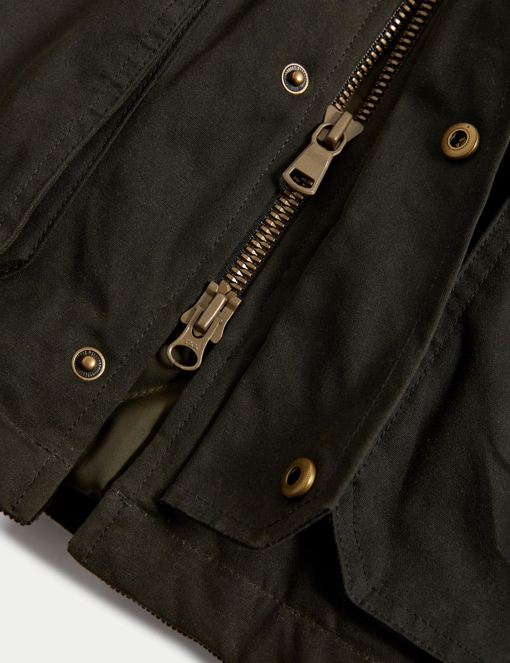 Marks and spencer indigo waxed jacket discount