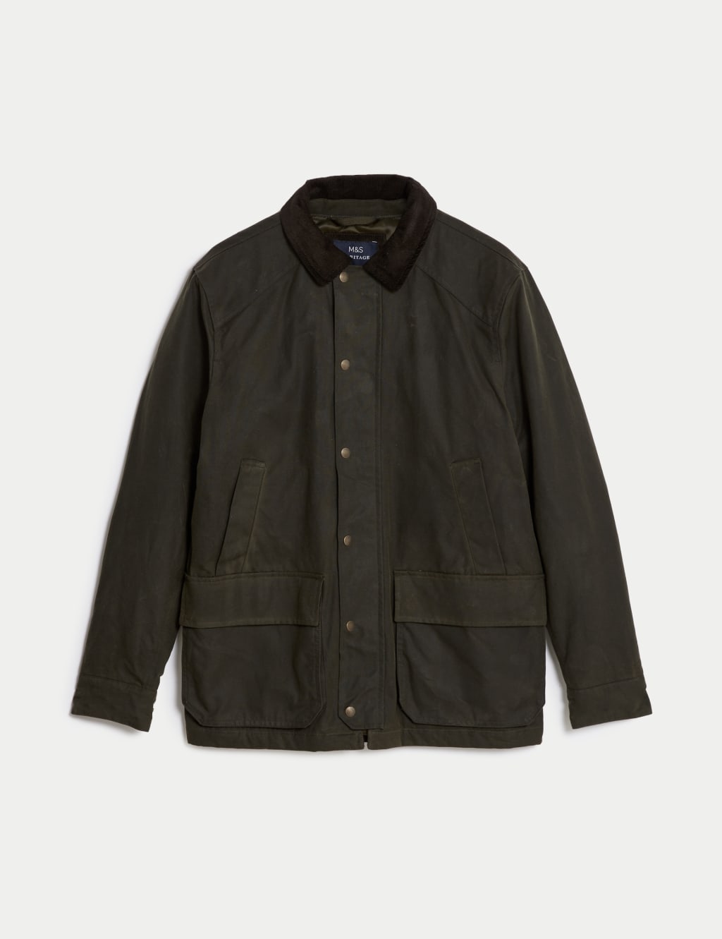 Marks and spencer indigo top waxed jacket
