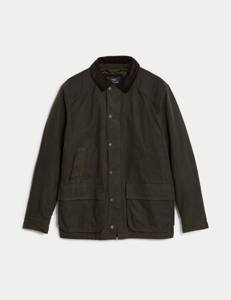 Marks and spencer wax jacket deals
