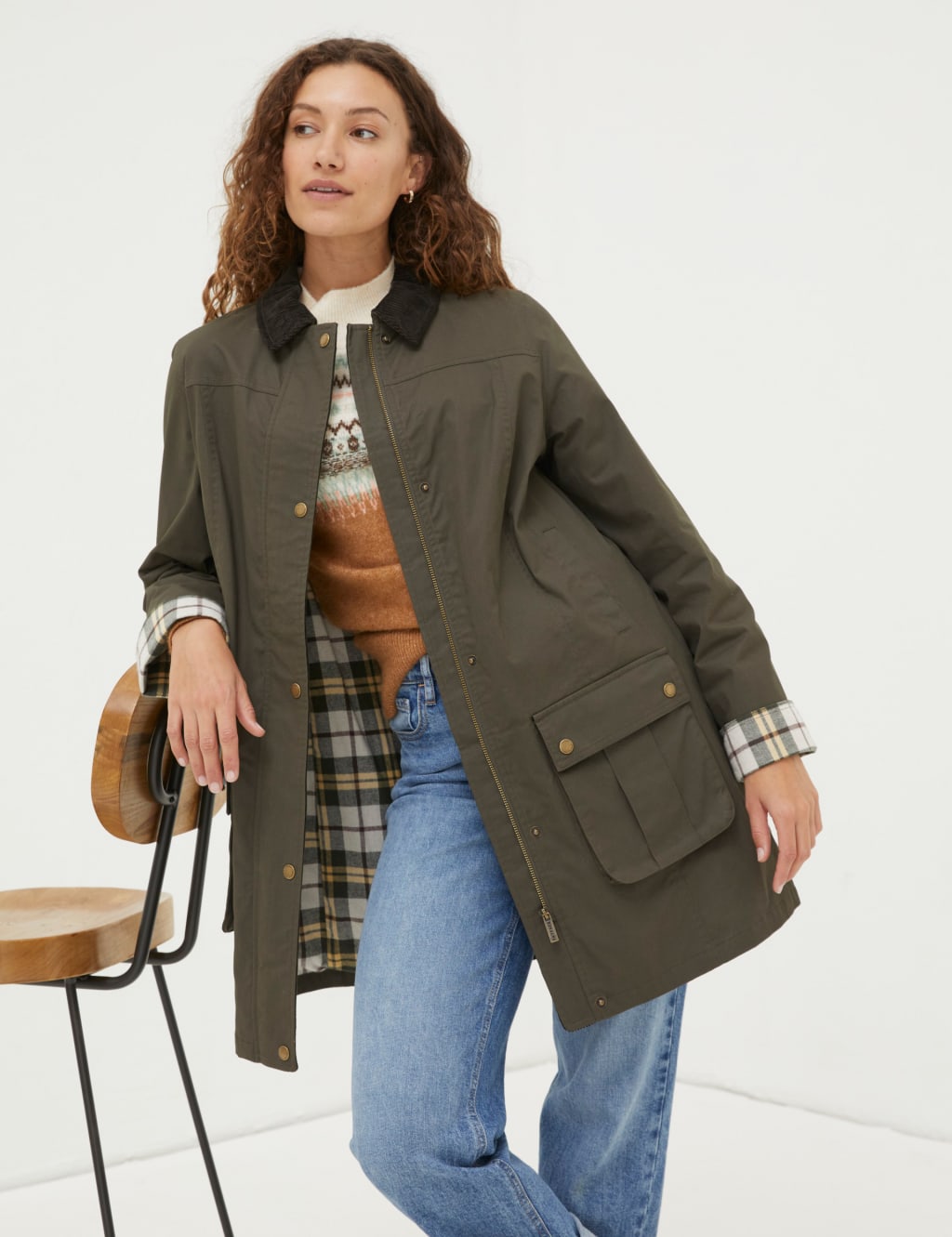 Fat face wax jacket online