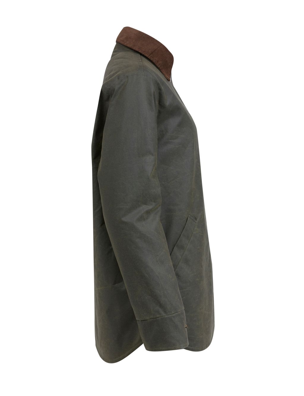Waxed Pure Cotton Relaxed Utility Jacket 6 of 7