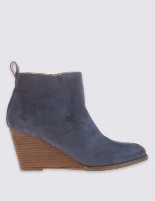 Wedge Heel Ankle Boots with Insolia® Image 2 of 6