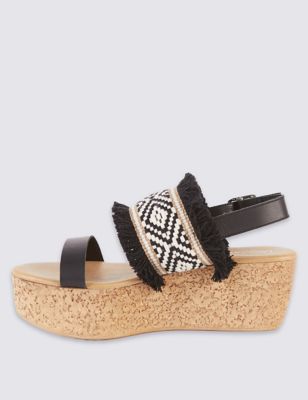m&s wedge slippers