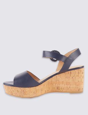 marks and spencer ladies wedge shoes