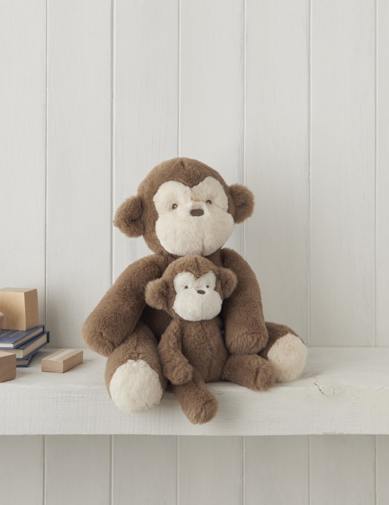 Welcome to the World Monkey Soft Toy Mamas Papas M S