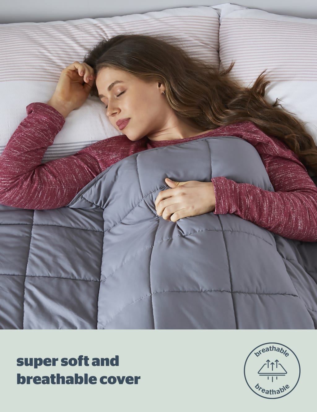 Wellbeing 9kg Weighted Blanket Silentnight M&S