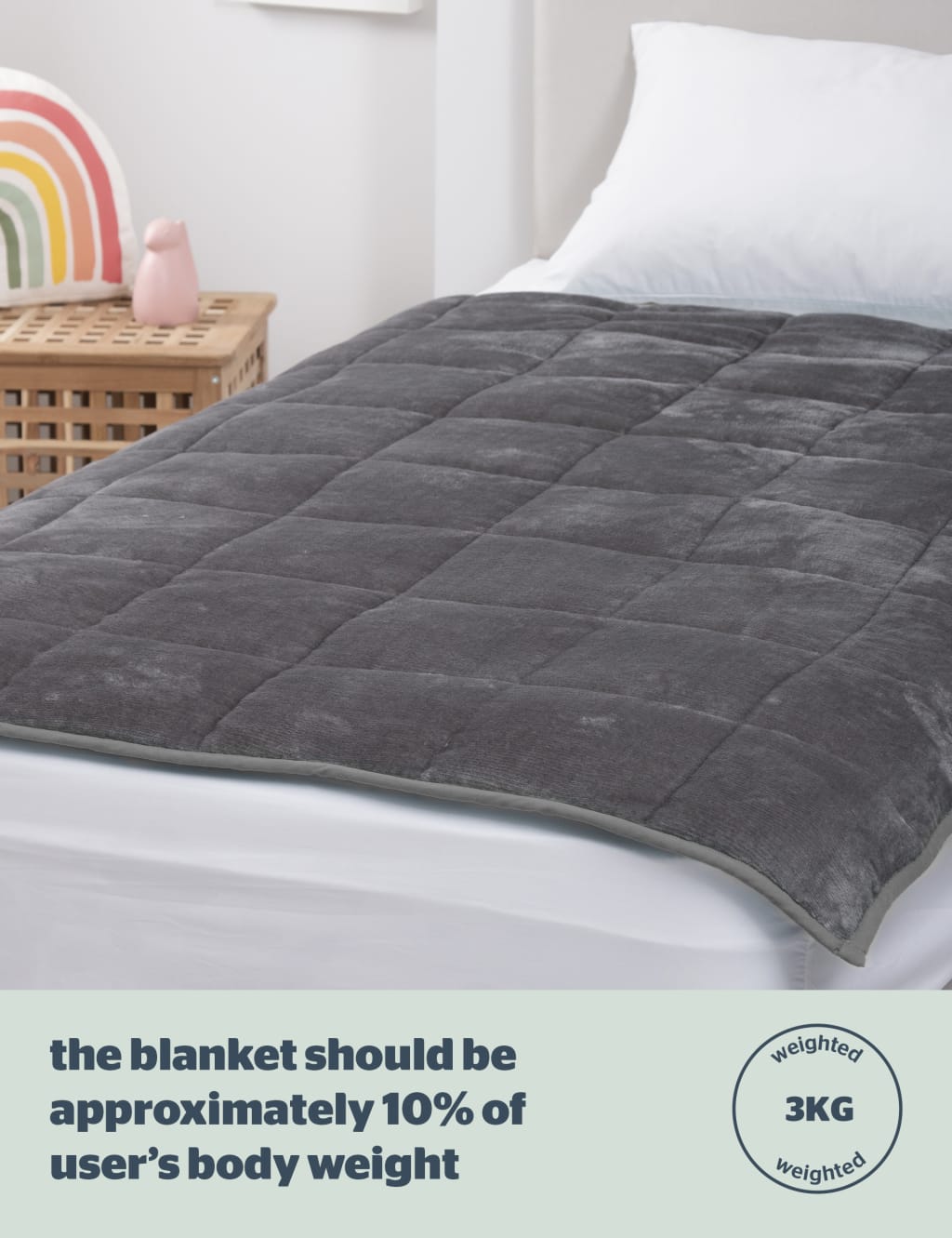 Wellbeing Kids Weighted Blanket Silentnight M&S