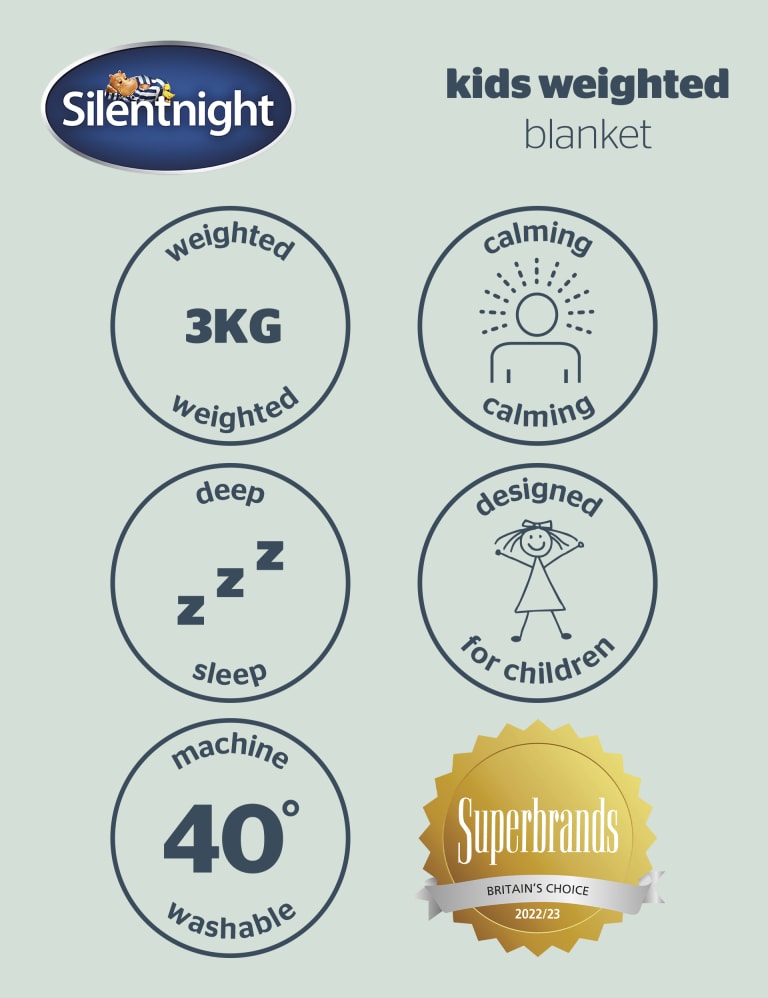 Wellbeing Kids Weighted Blanket Silentnight M&S