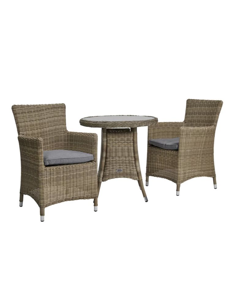 Wentworth Rattan Bistro Table & Chairs 6 of 6