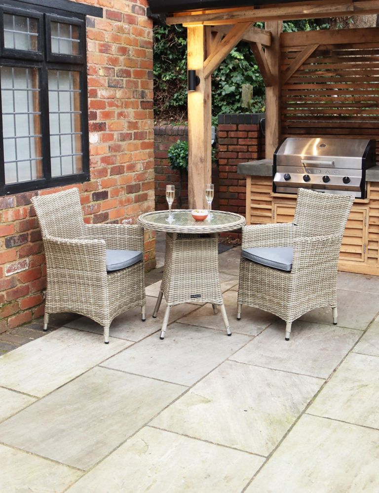 Wentworth Rattan Bistro Table & Chairs 2 of 6