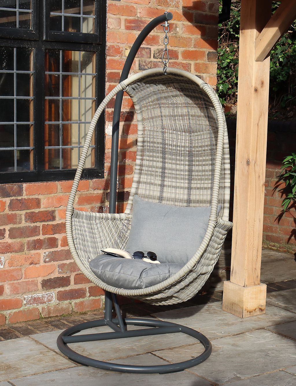 Wentworth Rattan Hanging Pod Chair 3 of 4