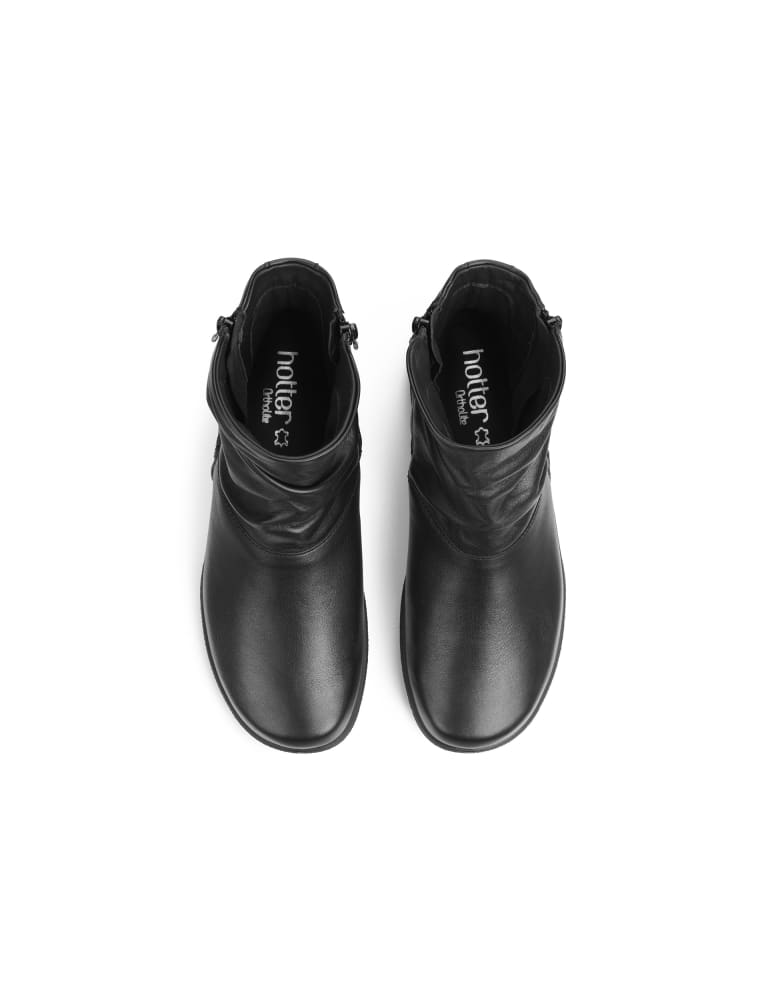 Extra wide fit leather ankle boots cheap