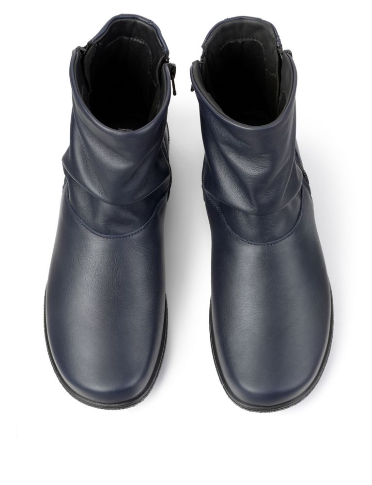Whisper Wide Fit Leather Ankle Boots 4 of 4