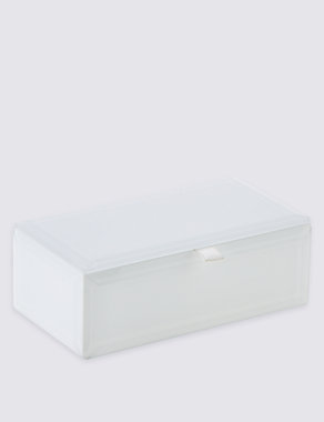 White Glass Small Jewellery Box Image 2 of 3
