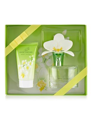 White Orchid Gift Set Image 1 of 2