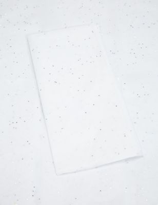 White Sequin Tissue Paper Image 1 of 1