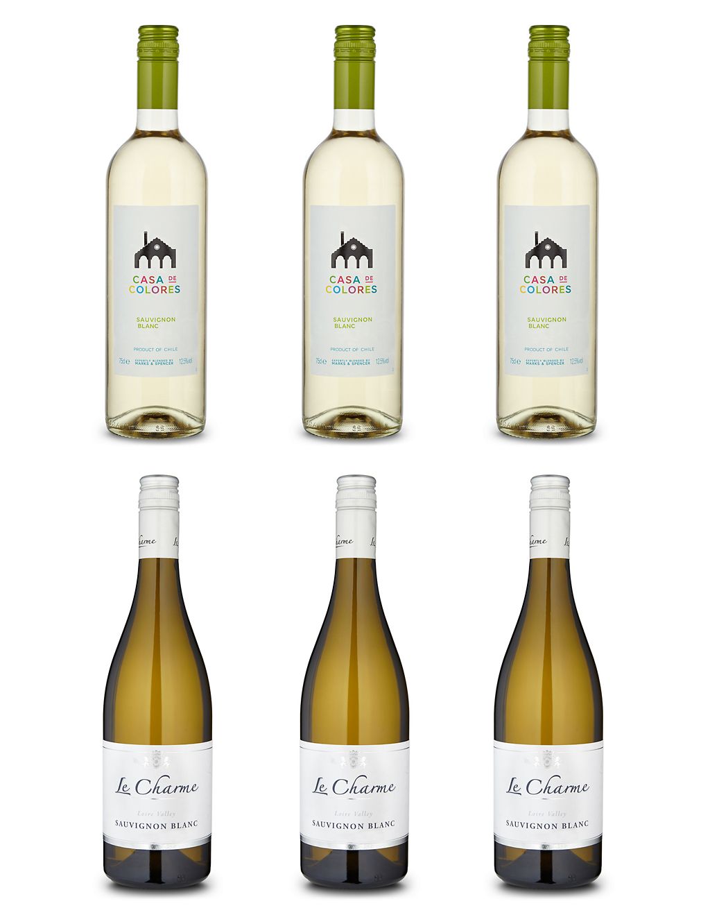 White Stunners Mixed Wine Case - Case of 6 1 of 1