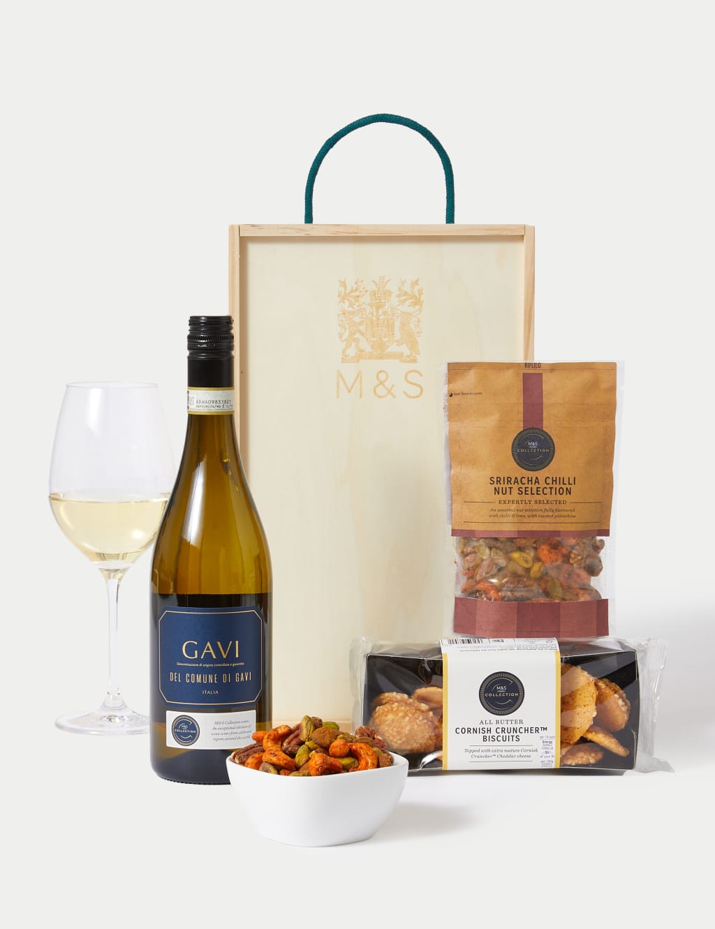 White Wine & Nibbles Gift Box 3 of 3