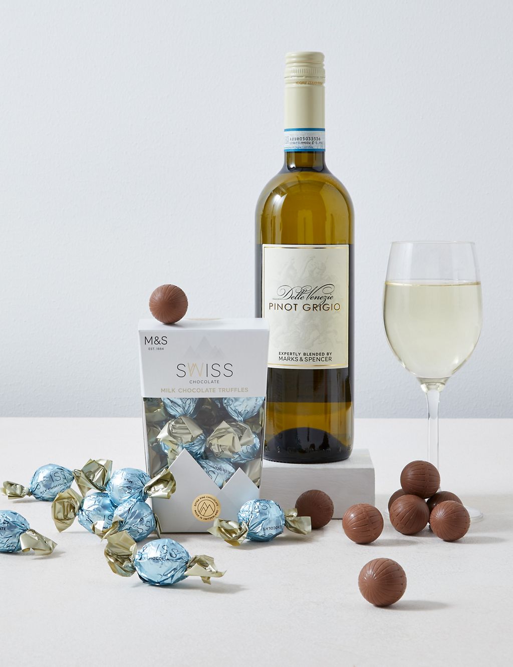 White Wine & Swiss Chocolates Gift Selection 3 of 3