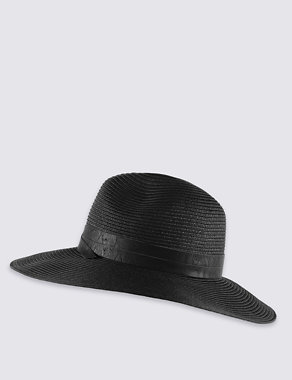 Wide Brim Fedora Hat Image 2 of 3