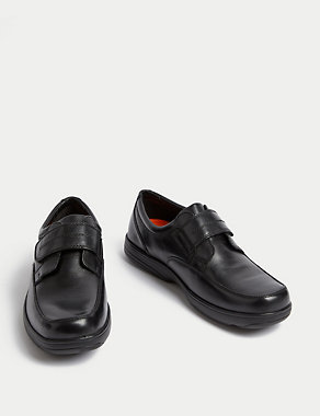 Wide Fit Airflex™ Leather Shoes Image 2 of 5