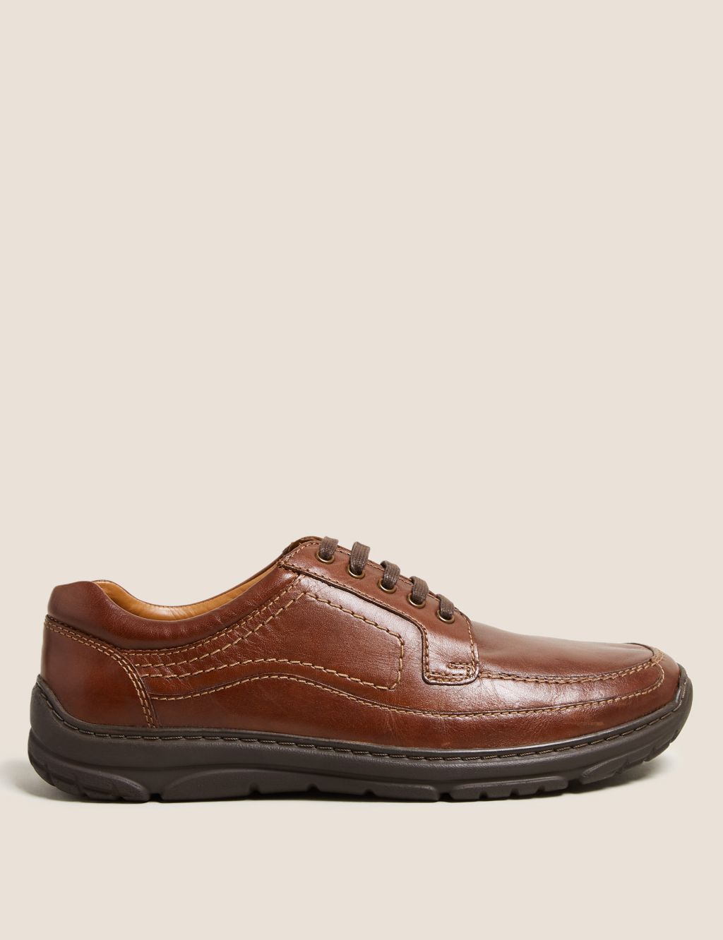 Wide Fit Airflex™ Leather Shoes | M&S Collection | M&S