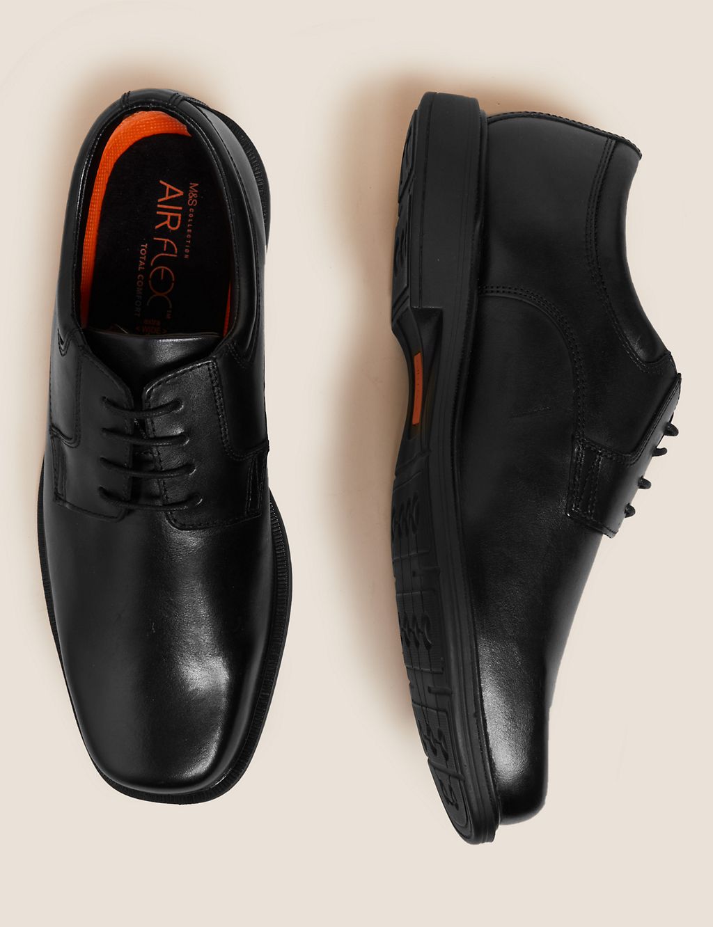 Wide Fit Airflex™ Leather Shoes 2 of 6