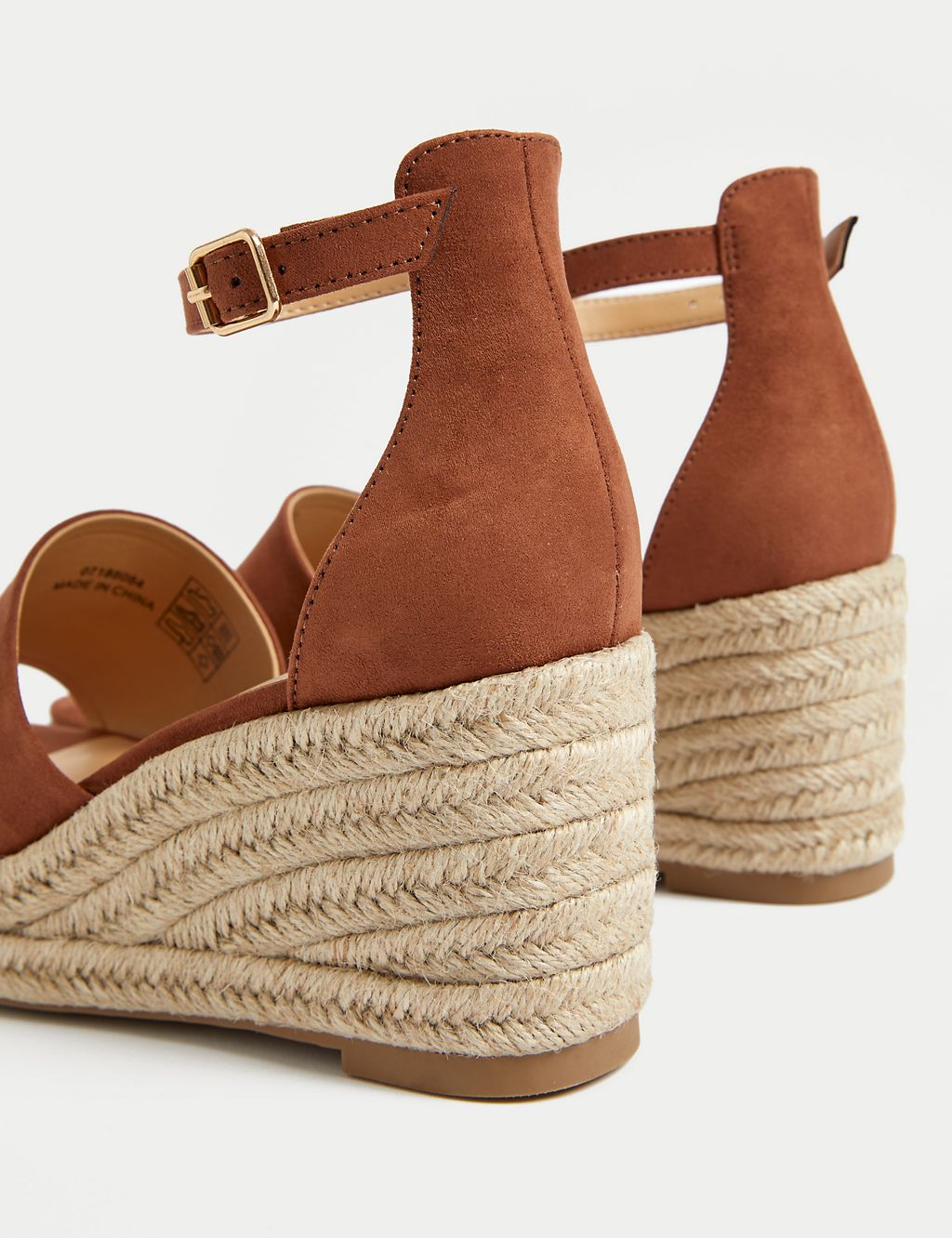 Wide Fit Ankle Strap Wedge Espadrilles 2 of 3